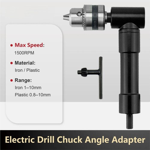 Right angle drill - drill, chuck